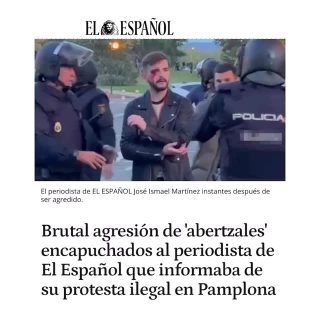 🔴 El pasado jueves volvió la kale borroka a las calles de Pamplona.
Y no hay más que ver las redes sociales del PSN-PSOE y de algunos de sus dirigentes para comprobar su complicidad.
❌ Basta ya de hacer como que aquí no ha pasado nada y seguir siendo socio de EH Bildu para todo.